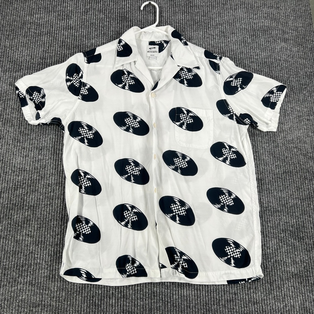 Wacko Maria Vault‎ Aloha Hawaiian Shirt Vans Bolt Record Vinyl Album Medium
